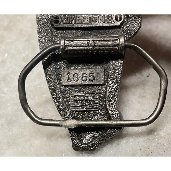 3D Ferrari Testarossa Sports Car Belt Buckle Vintage 1988 MADE IN USA 1885 - Picture 4 of 5